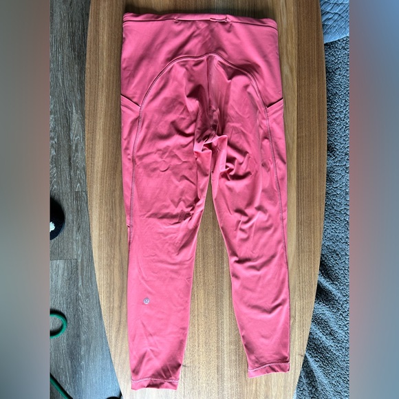 Lululemon salmon pink Leggings - Picture 5 of 14